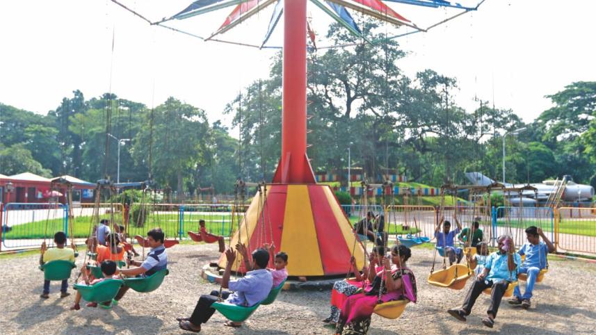 Oh, the flying swings!