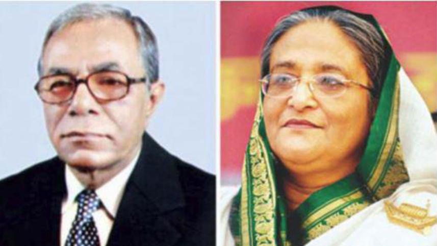 President Abdul Hamid and Prime Minister Sheikh Hasina