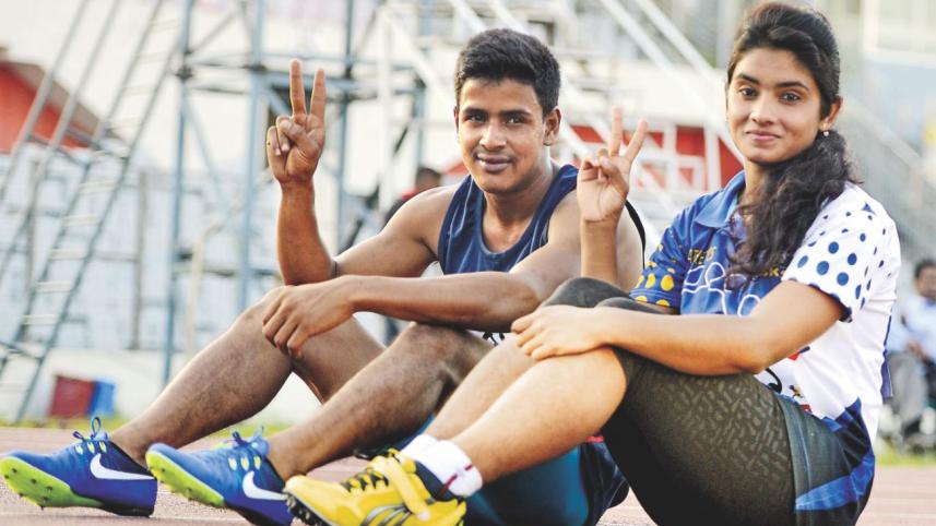Rakibul Hasan and Disha Sultana
