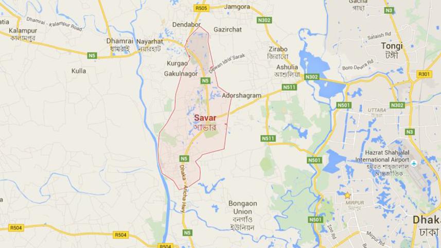 Savar-map