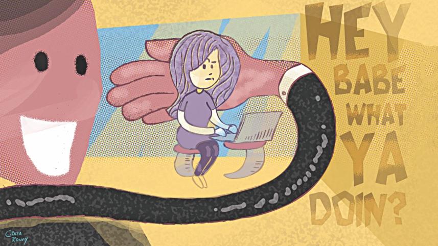 Sexual harassment cartoon