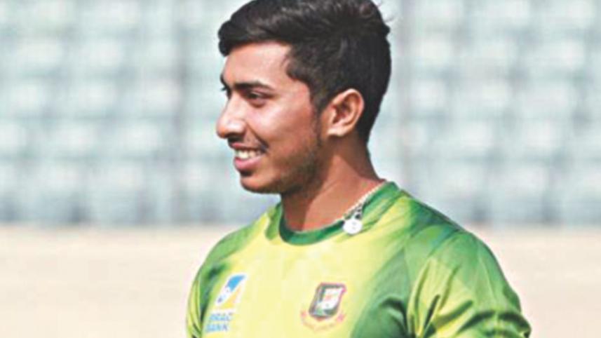 Soumya Sarker hit an unbeaten 89 to guide Agrani Bank to an eight-wicket win against holders Gazi Group in a Dhaka Premier League match today. Photo: Star File