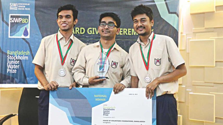 Stockholm beckons for Junior Water Prize winners