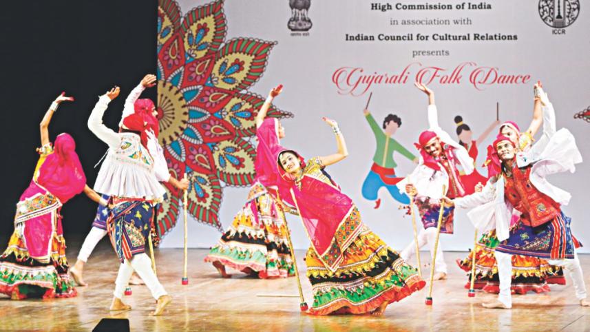 Gujrati folk dance show