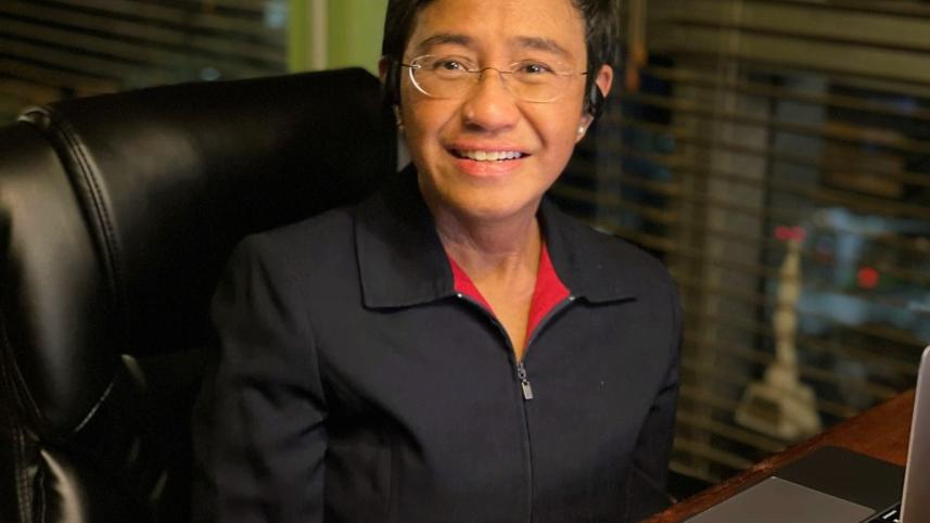 Nobel Peace Prize winner Maria Ressa