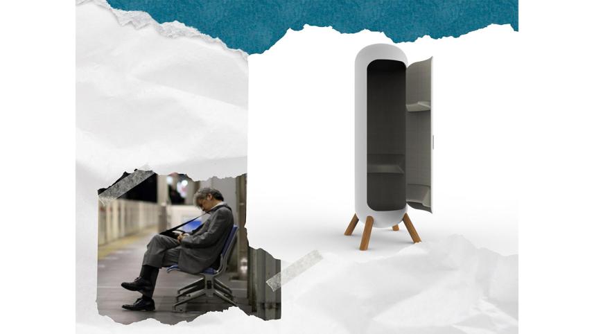 where people can sleep standing up