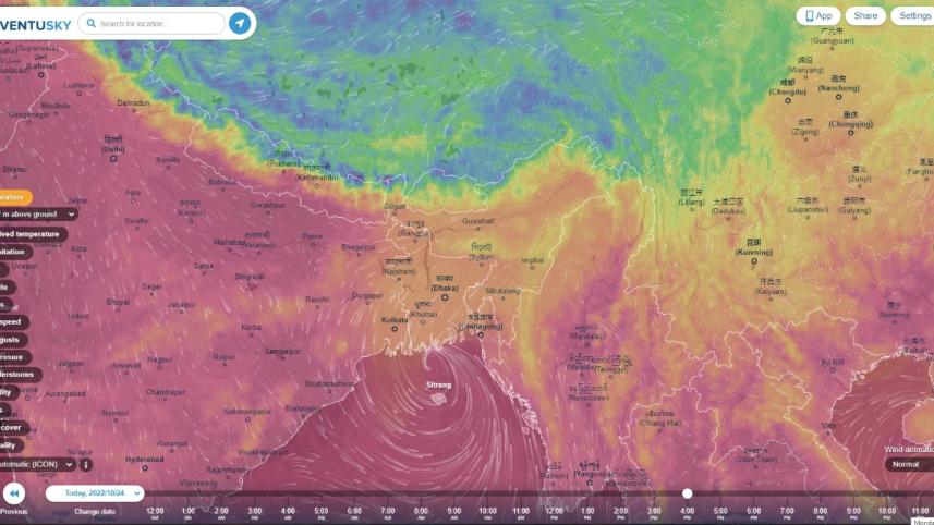 Cyclonic Storm Sitrang