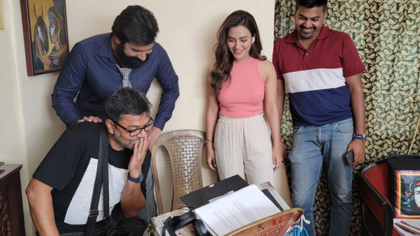 Nusraat Faria and Ankush