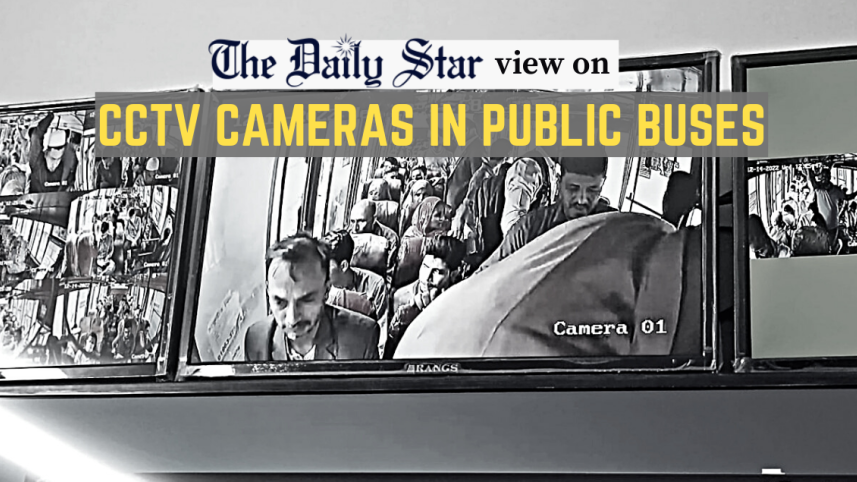 CCTV cameras in public buses