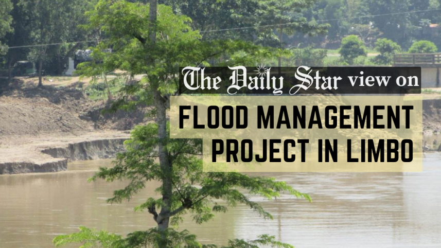 Flood management project in limbo