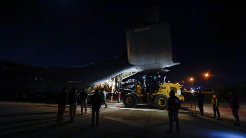 Earthquake aid to Syria February 6, 2023 - REUTERS