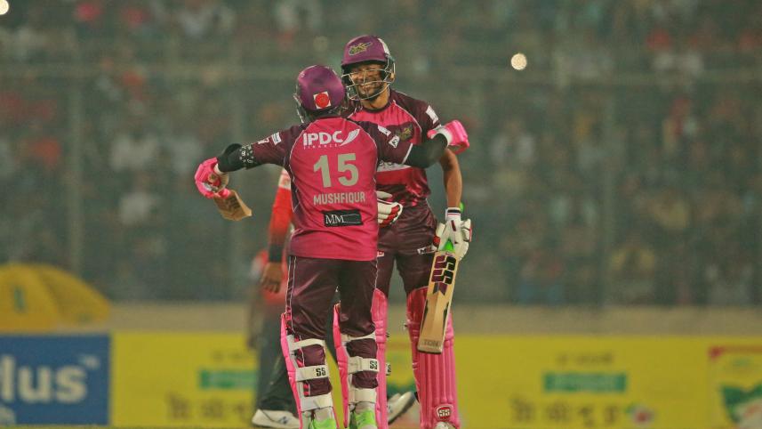 Mushfiqur Rahim and Najmul Hossain Shanto