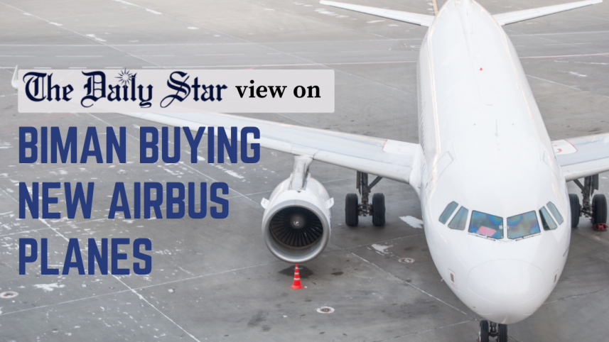biman buying new airbus planes