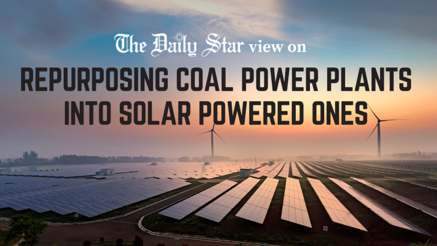 Repurposing coal power plants into solar powered ones