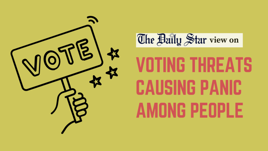 voting threats causing panic among people in Bangladesh 
