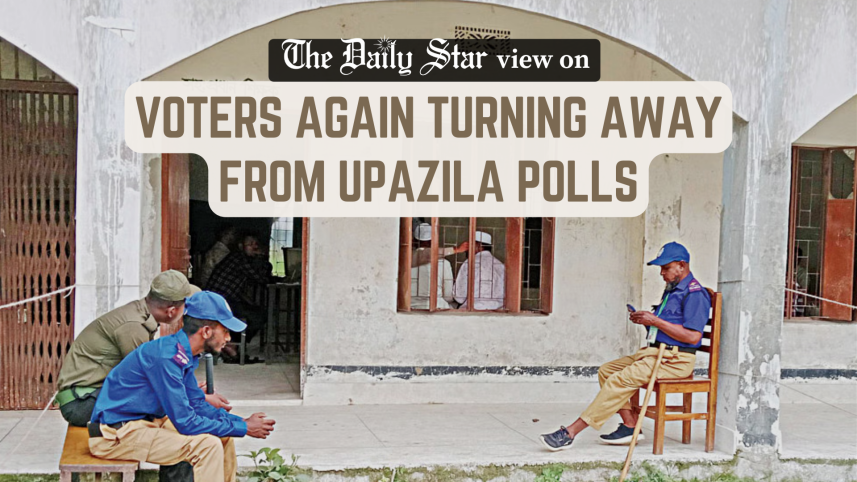 voters turning away from upazila election