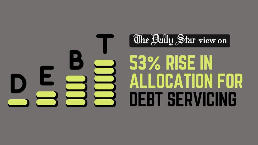 rise in allocation for Bangladesh's debt servicing
