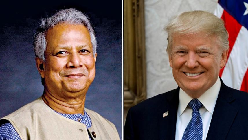Yunus congratulates Donald Trump on election win Yunus congratulates Donald Trump on election win