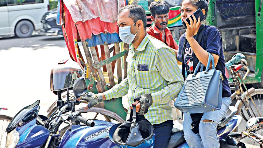 daily life of Dhaka bike riders