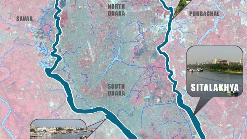 Dhaka as a ring of rivers
