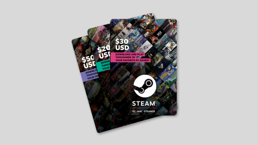 Steam gift card
