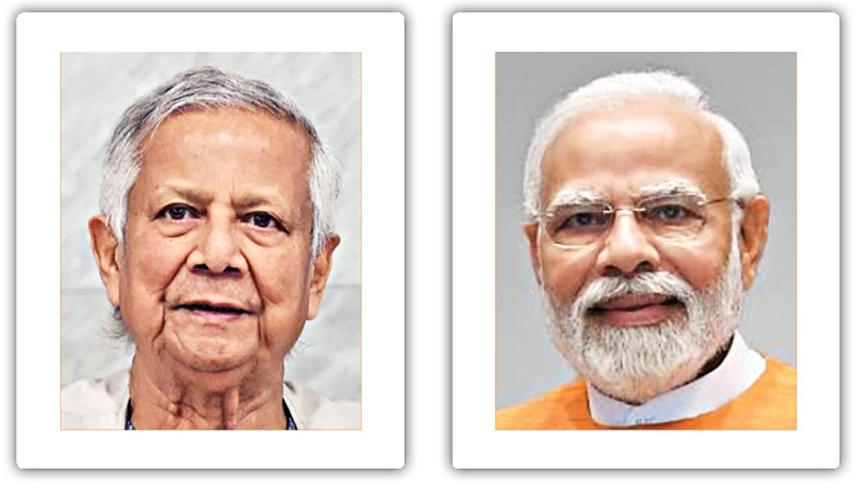 Yunus and Modi at BIMSTEC dinner