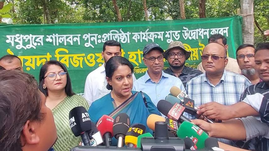 Madhupur Sal forest and its biodiversity will be brought back: Rizwana
