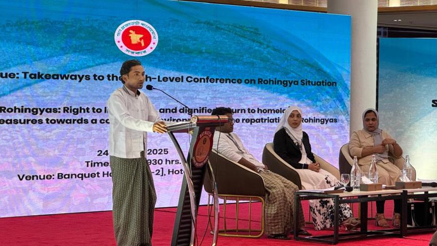 rohingya youth demand safe return to myanmar