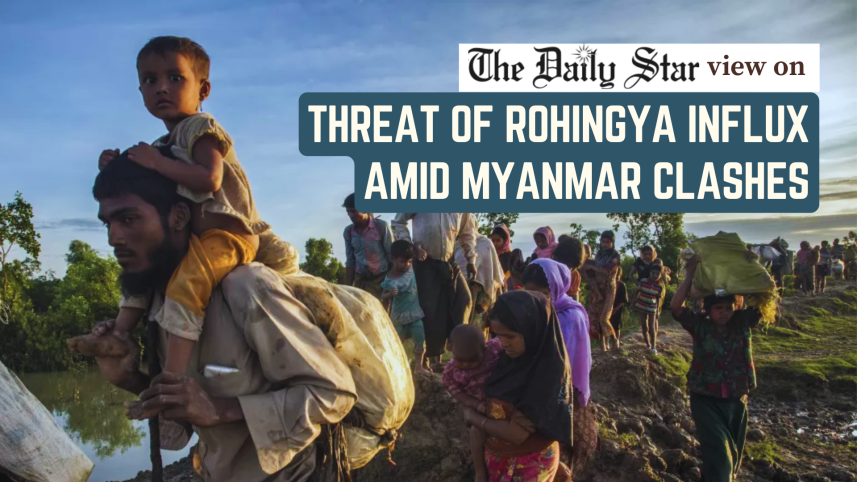 threat of fresh rohingya influx amid clashes in myanmar