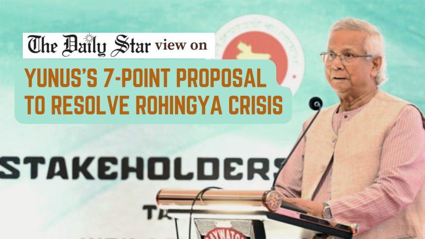 yunus's 7-point proposal to resolve rohingya crisis