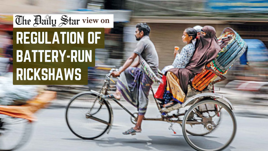 unregulated operation of battery-run rickshaws