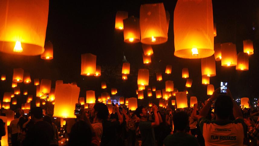 Welcoming Moments of Happy New Year 2018 in Indonesia