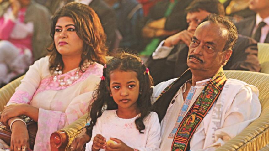 Alauddin Ali with his Family