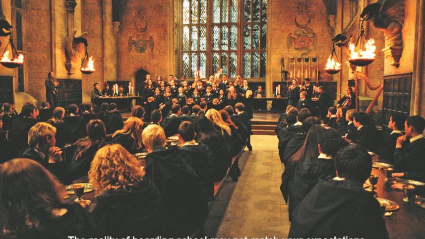 Boarding School screne from Harry potter