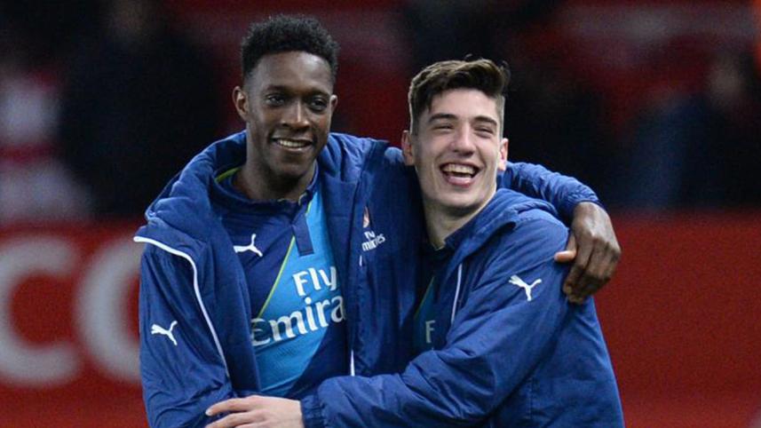 Danny Welbeck and Hector Bellerin