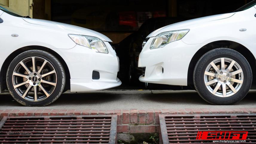 TOyota Corolla Axio GT Turbo 2.0  shift bangladesh Tasdid H CHowdhury comparison