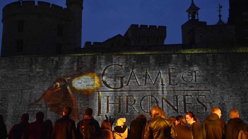 Fans at the world premiere of  "Game of Thrones"