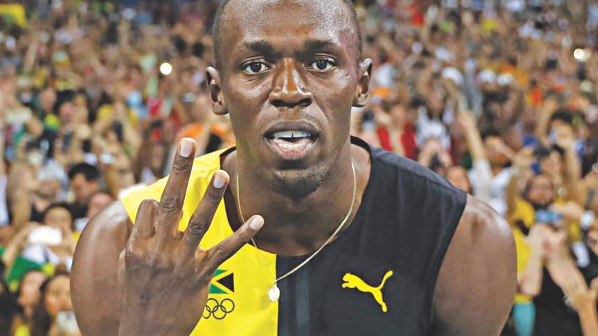 Jamaican sprint legend Usain Bolt