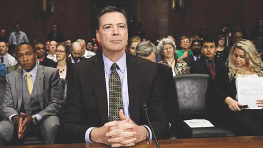 Former FBI director James Comey