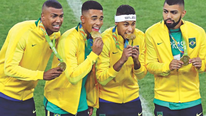 Neymar and his young brigade