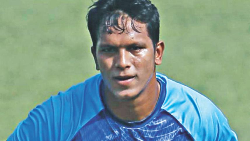 Bangladeshi bowler Mohammad Saifuddin
