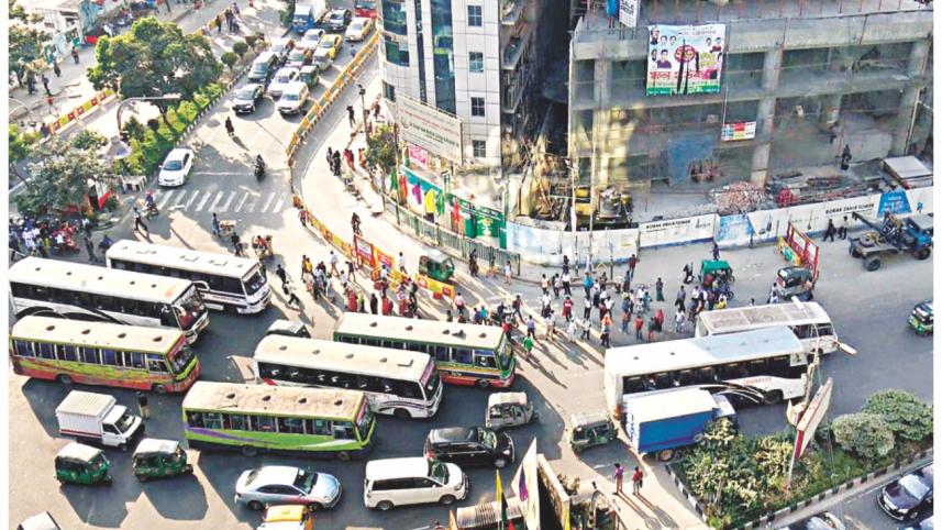 Dhaka Traffic jam