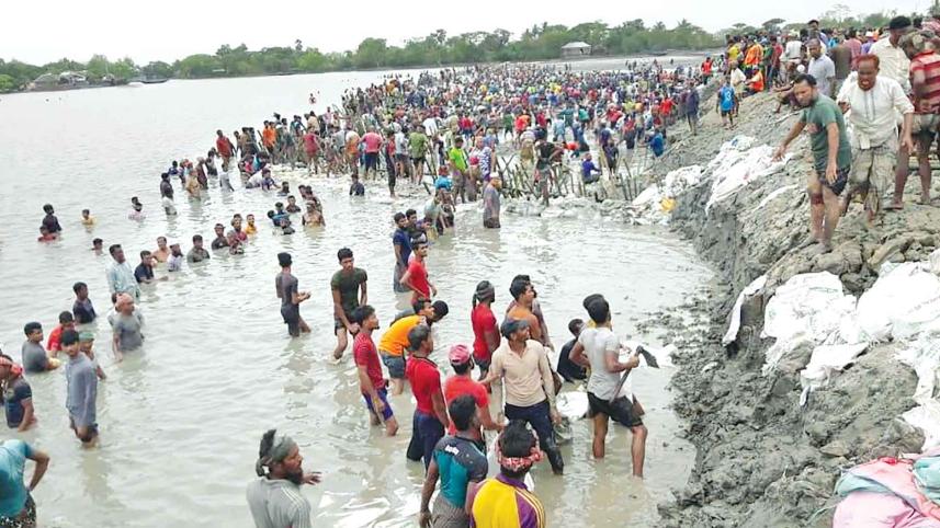 repair an embankment