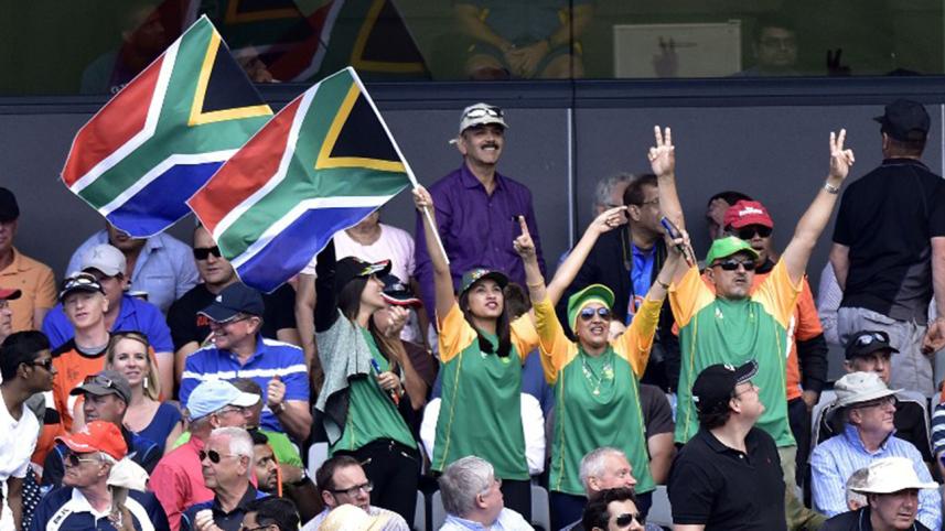 SA fans cheer