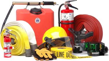 Fire fighting gear in high-rise buildings