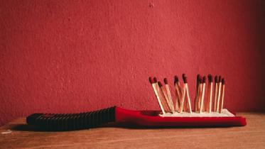 'Fire Brush', a photograph by Redwan Ahmed Araf.jpg