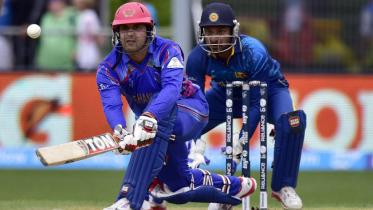 Mohammad Nabi of Afghanistan 