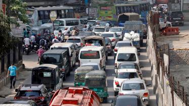 Traffic Jam in Dhaka City Today