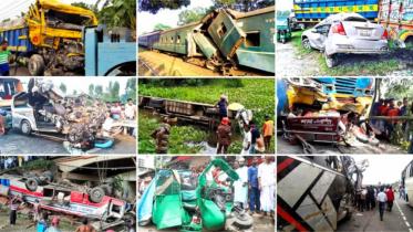 Road crash collage 