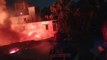Fire at Gazipur cotton warehouse